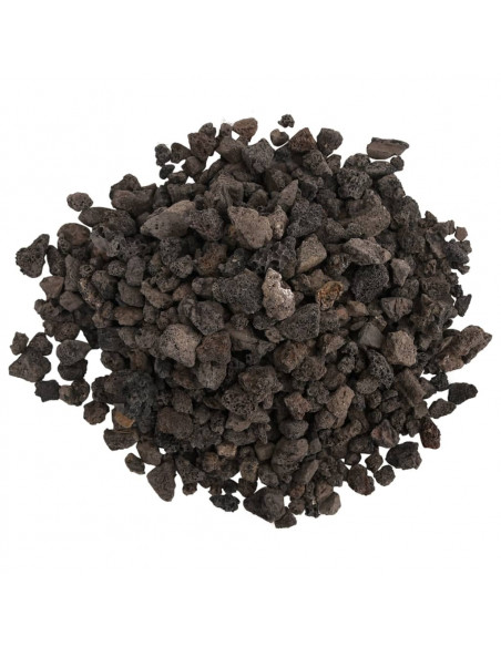 Rocce Vulcaniche 25 kg Nere 1-2 cm