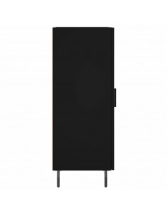Credenza Nero 34,5x34x90 cm in Legno Multistrato 2