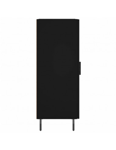 Credenza Nero 34,5x34x90 cm in Legno Multistrato