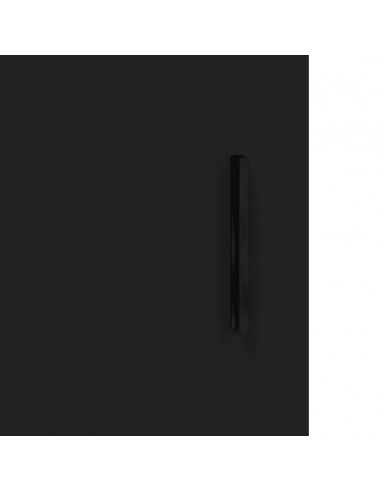 Credenza Nero 34,5x34x90 cm in Legno Multistrato