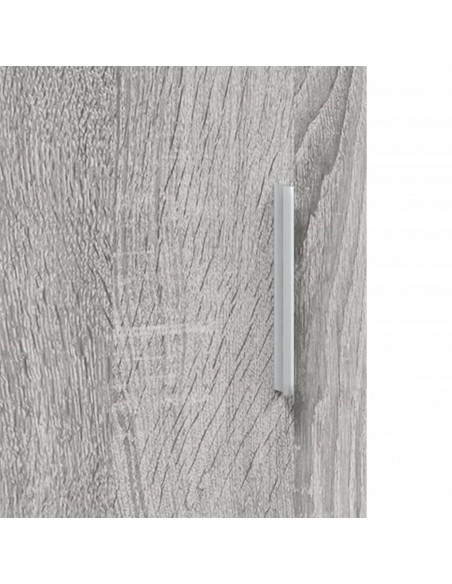 Supporto Acquario 121x41x58 cm Legno Multistrato Grigio Sonoma