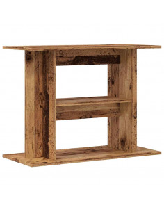 Supporto Acquario 80x35x60 cm in Legno Multistrato Legno Antico 2