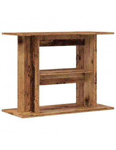 Supporto Acquario 80x35x60 cm in Legno Multistrato Legno Antico