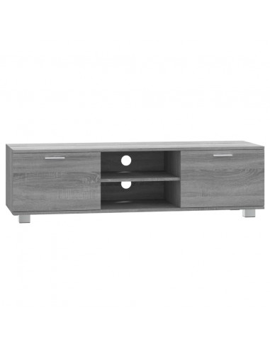 Mobile TV Grigio Sonoma 140x40,5x35 cm in Legno Multistrato