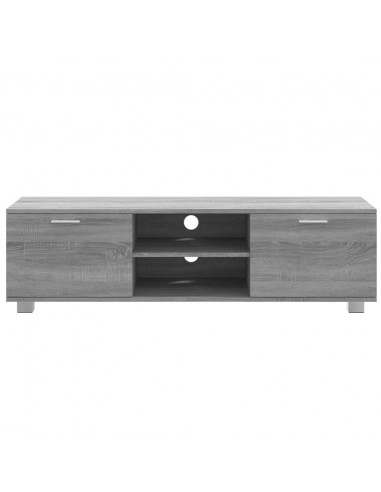 Mobile TV Grigio Sonoma 140x40,5x35 cm in Legno Multistrato