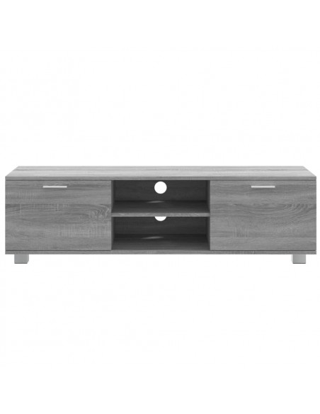 Mobile TV Grigio Sonoma 140x40,5x35 cm in Legno Multistrato