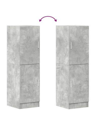 Mobile da Cucina Grigio Cemento 38x41,5x131,5 cm Legno