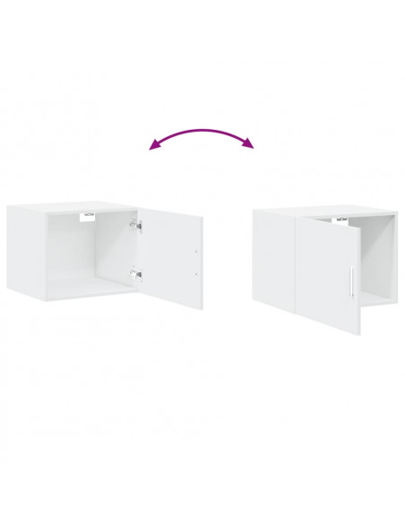 Mobile a Parete Bianco 50x42,5x40 cm in Legno Multistrato