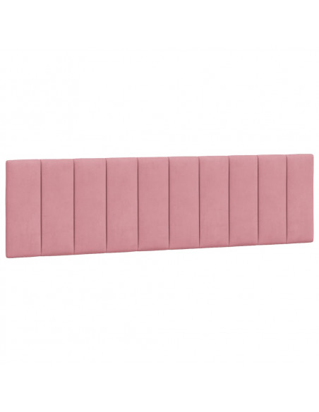 Cuscino Testiera Rosa 180 cm in Velluto