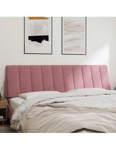 Cuscino Testiera Rosa 180 cm in Velluto