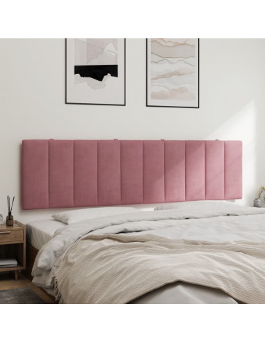 Cuscino Testiera Rosa 180 cm in Velluto
