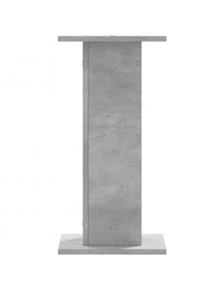 Supporti Altoparlanti 2 pz Grigio 30x30x40 cm Legno Multistrato