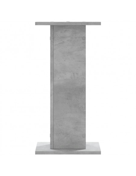 Supporti Altoparlanti 2 pz Grigio 30x30x40 cm Legno Multistrato