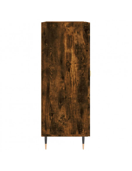Credenza Rovere Fumo 69,5x34x90 cm in Legno Multistrato