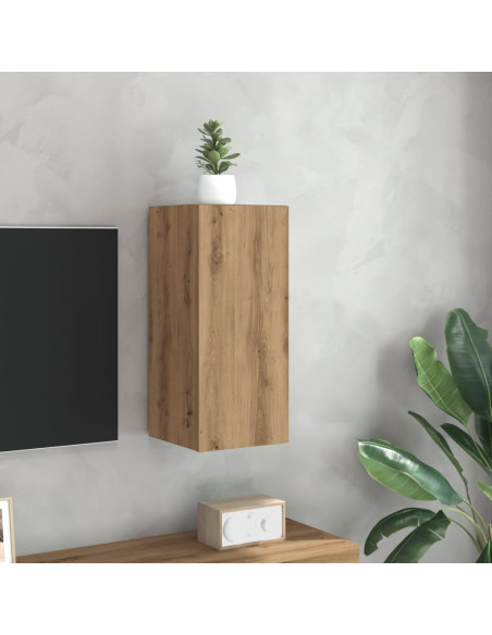 Mobile TV Rovere Artigianale 30,5x30x60 cm in Legno Multistrato