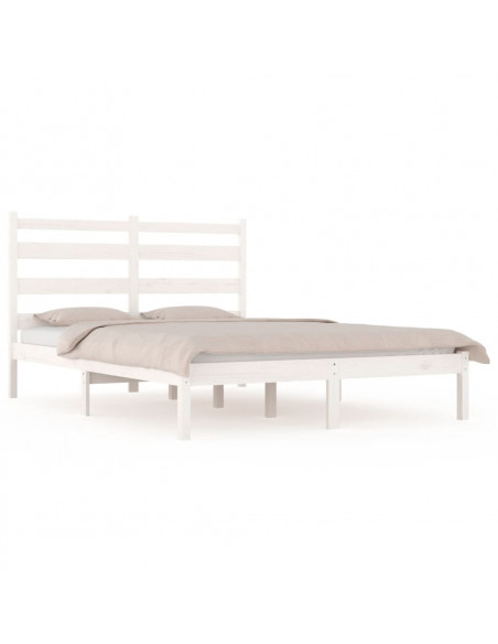 Giroletto Bianco in Legno Massello di Pino 200x200 cm