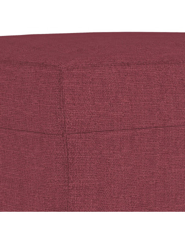 Poggiapiedi Rosso Vino 70x55x41 cm in Tessuto