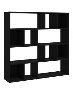 Libreria/Divisorio Nero 105x24x102 cm 2
