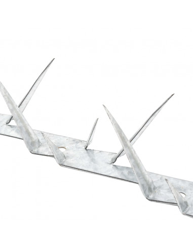 Spuntoni da Parete 25 pz in Acciaio 1 m