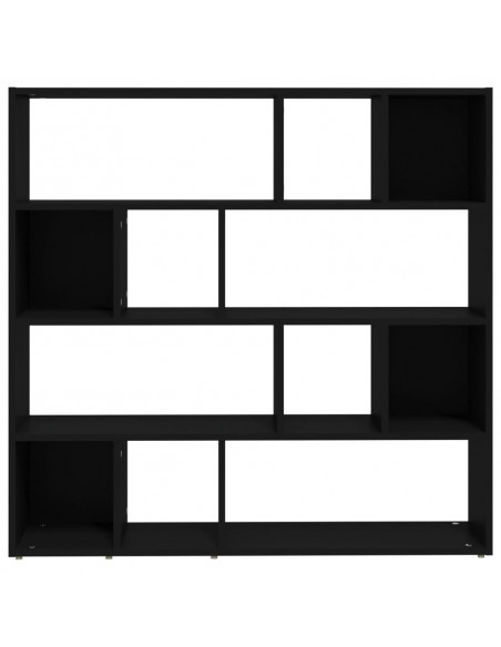 Libreria/Divisorio Nero 105x24x102 cm