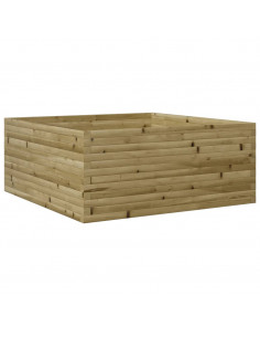 Fioriera da Giardino 110x110x46 cm in Legno di Pino Impregnato 2
