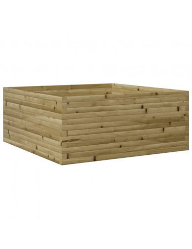 Fioriera da Giardino 110x110x46 cm in Legno di Pino Impregnato