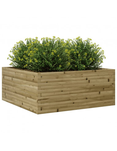 Fioriera da Giardino 110x110x46 cm in Legno di Pino Impregnato