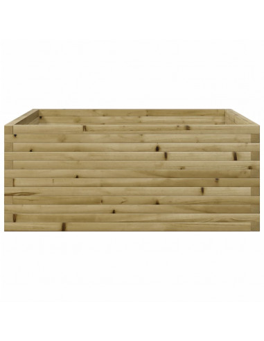 Fioriera da Giardino 110x110x46 cm in Legno di Pino Impregnato