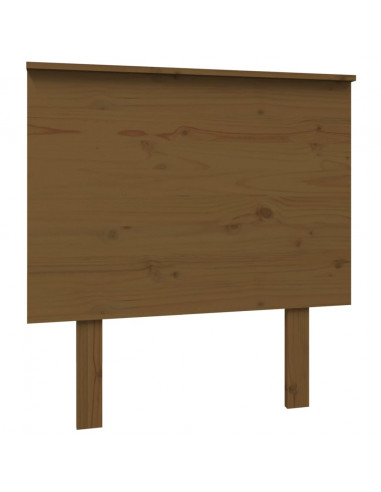 Testiera per Letto Miele 79x6x82,5 cm in Legno Massello di Pino