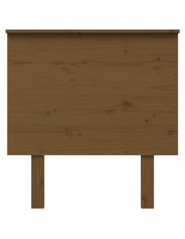 Testiera per Letto Miele 79x6x82,5 cm in Legno Massello di Pino