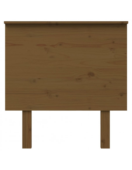 Testiera per Letto Miele 79x6x82,5 cm in Legno Massello di Pino