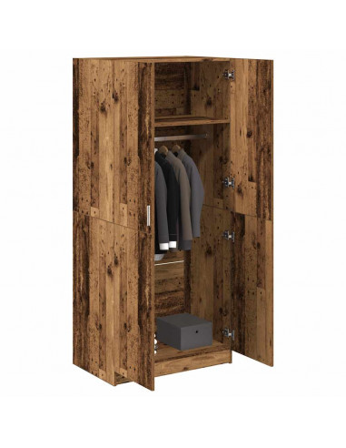 Armadio Legno Antico 90x52x200 cm in Truciolato