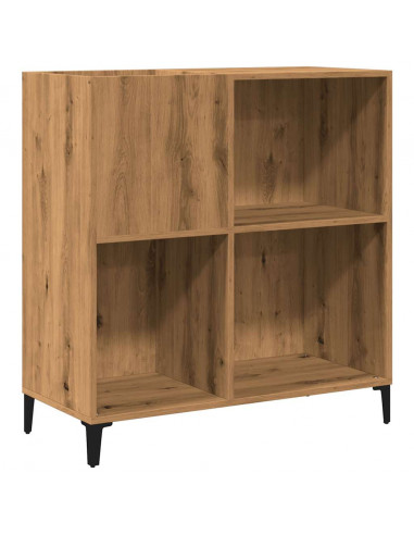 Mobile Porta Dischi Artigianale 84,5x38x89 cm Legno Multistrato