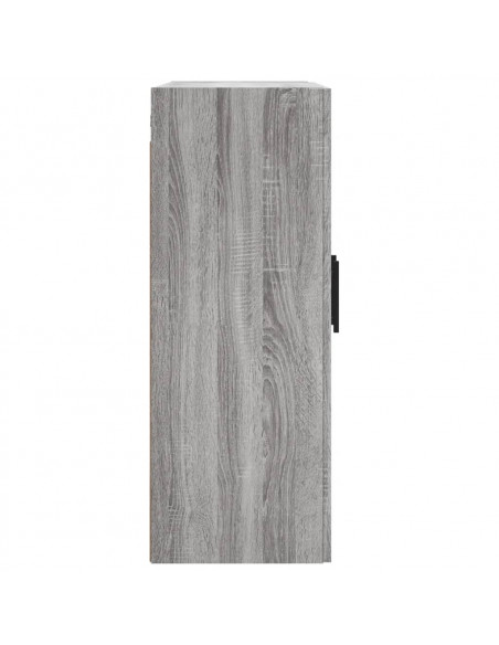 Mobile a Parete Grigio Sonoma 69,5x34x90 cm Legno Multistrato