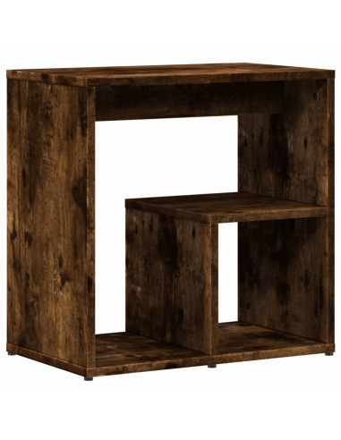 Tavolini 2pz rovere fumo 50x30x50 cm in Legno Multistrato
