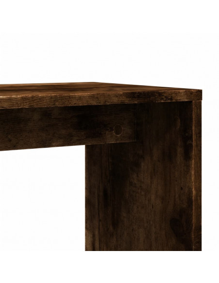 Tavolini 2pz rovere fumo 50x30x50 cm in Legno Multistrato
