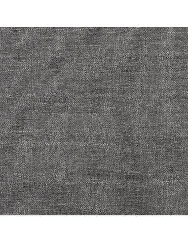 Poggiapiedi Grigio Chiaro 45x29,5x35 cm in Tessuto