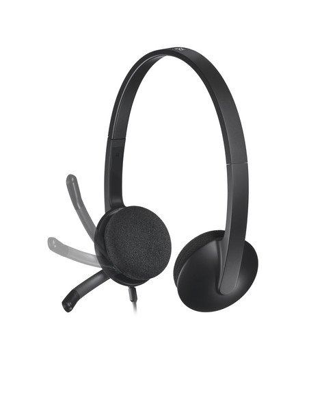 Logitech H340 Auricolare Cablato A Padiglione Ufficio USB tipo A Nero
