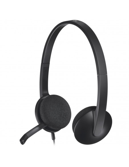 Logitech H340 Auricolare Cablato A Padiglione Ufficio USB tipo A Nero