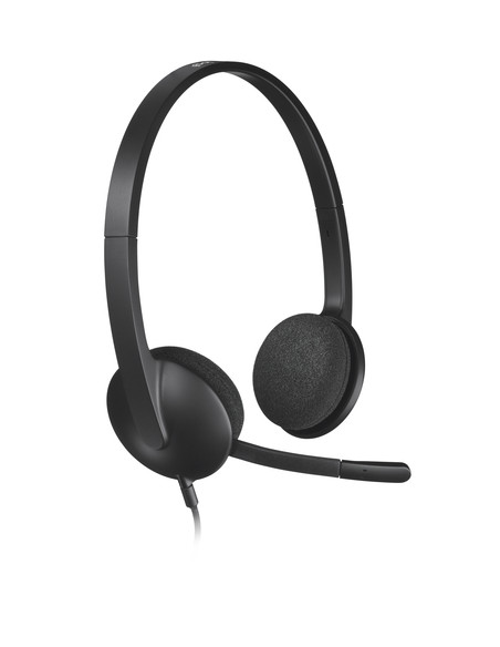 Logitech H340 Auricolare Cablato A Padiglione Ufficio USB tipo A Nero