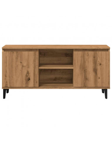 Mobile TV Rovere Artigianale 102x35x50 cm in Legno Multistrato
