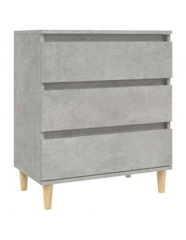 Credenza Grigio Cemento 60x35x70 cm in Legno Multistrato