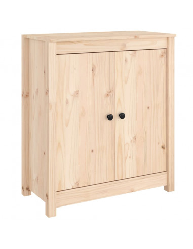 Credenze 2 pz 70x35x80 cm in Legno Massello di Pino