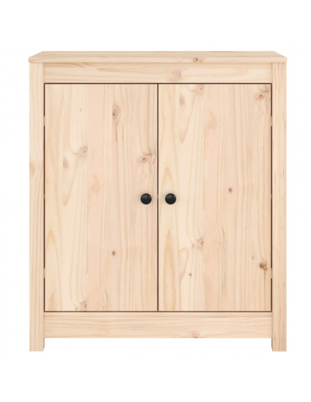 Credenze 2 pz 70x35x80 cm in Legno Massello di Pino