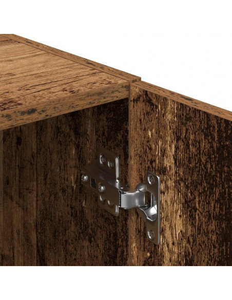 Set di Mobili da Cucina 3 pz Legno Antico in Truciolato