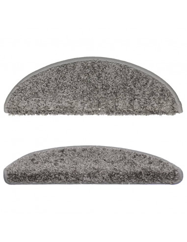 Tappetini per Scale 10 pz 56x17x3 cm Grigi