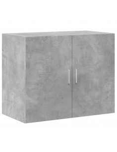 Mobile a Parete Grigio Cemento 80x42,5x64 cm Legno Multistrato 2