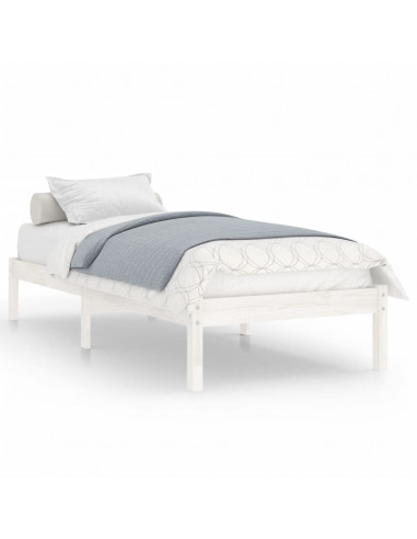 Giroletto Bianco in Legno Massello di Pino 90x200 cm