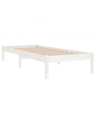 Giroletto Bianco in Legno Massello di Pino 90x200 cm