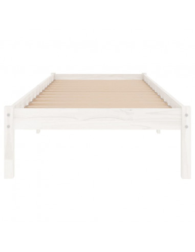 Giroletto Bianco in Legno Massello di Pino 90x200 cm